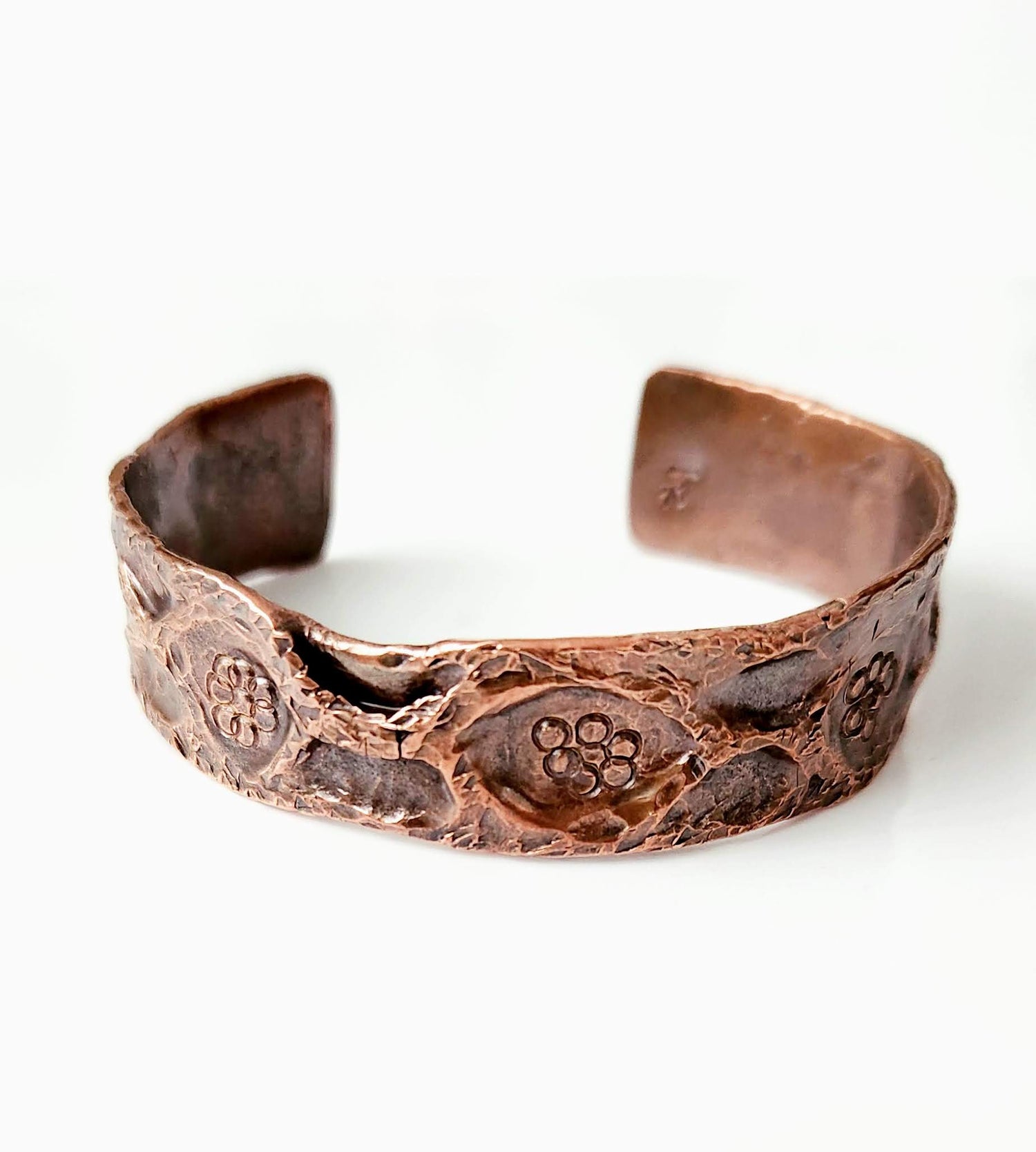 Organic Textured Copper Bracelet image 2
