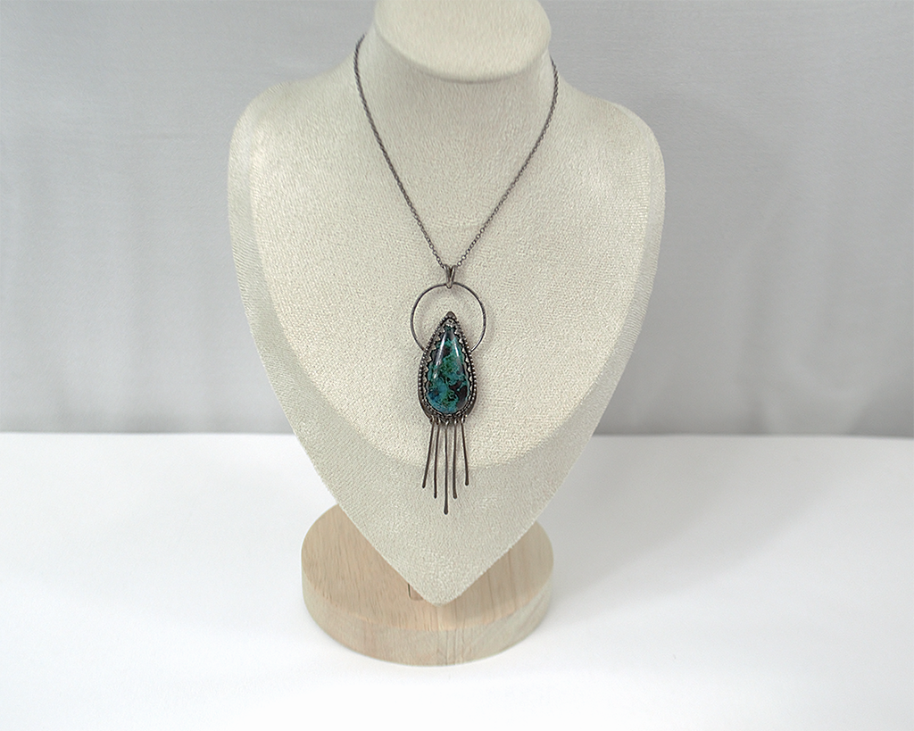 Fringe Chrysocolla Pendant