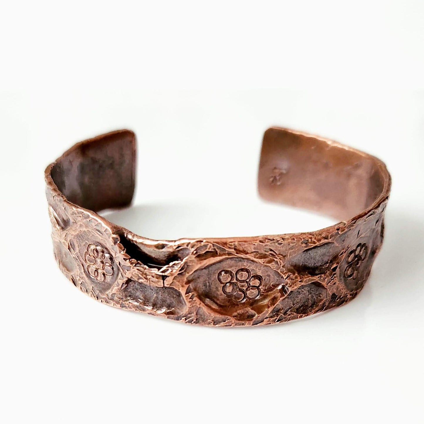 Organic Textured Copper Bracelet image 2
