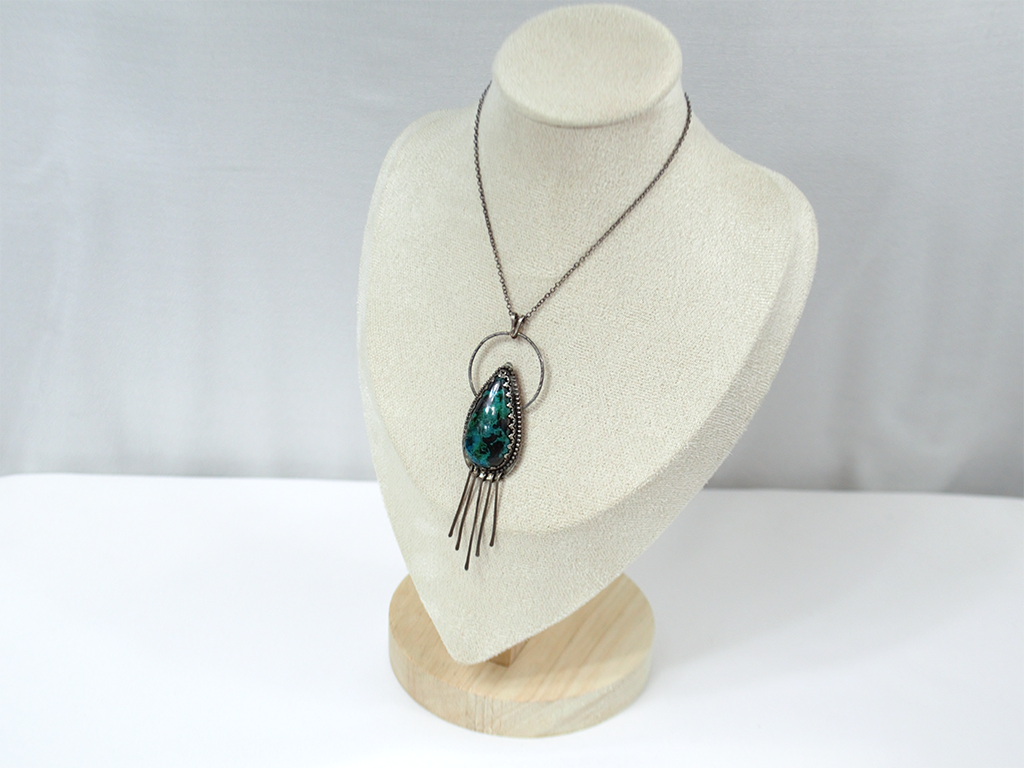 Fringe Chrysocolla Pendant